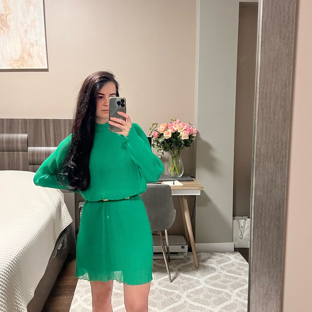 Plisse dress